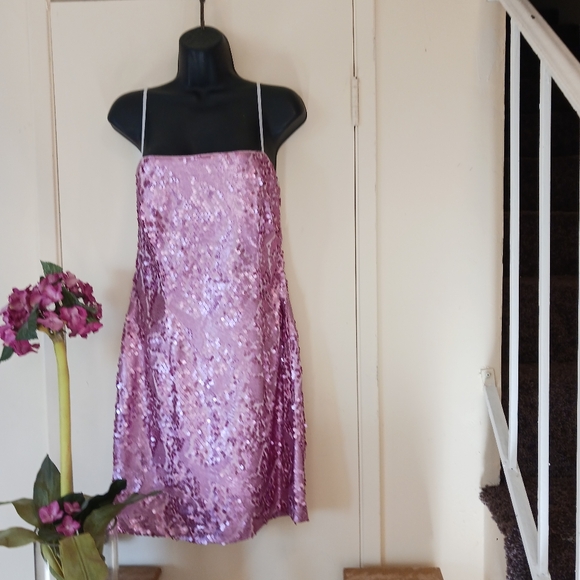 STEPPINOUT pattern SEQUINED, SZ. 13-14 Pink color, side zipper pink color - Picture 7 of 8